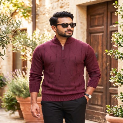 High Neck Sweater 01